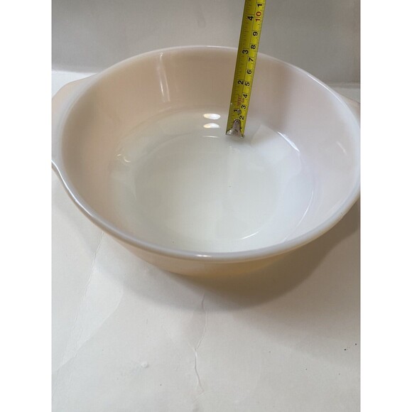 VTG 1960s Anchor Hocking Fire-King Copper Tint Lusterware Casserole Dish W/ Lid - Picture 12 of 15